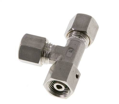 8S RVS L-vorm Knelfitting Draaidoorvoer 500bar FKM Verstelbaar ISO 8434-1