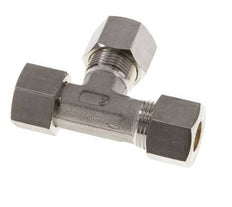 12S Stainless Steel Right Angle Tee Compression Fitting with Swivel 400 bar FKM Adjustable ISO 8434-1