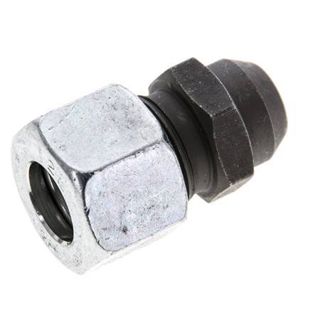 12L & 16mm Phosphatised Steel Straight Cutting Fitting with Welding End 315 bar ISO 8434-1 [2 Pieces]