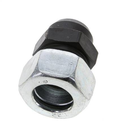 22L & 27mm Phosphatised Steel Straight Cutting Fitting with Welding End 160 bar ISO 8434-1