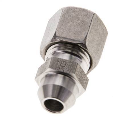 8L & 12mm Stainless Steel Straight Cutting Fitting with Welding End 315 bar ISO 8434-1