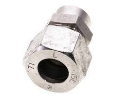 15L & 19mm Stainless Steel Straight Cutting Fitting with Welding End 315 bar ISO 8434-1