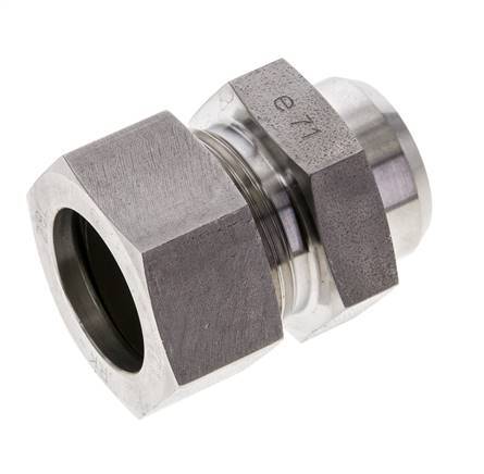 28L & 32mm Stainless Steel Straight Cutting Fitting with Welding End 160 bar ISO 8434-1