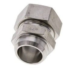 35L & 40mm Stainless Steel Straight Cutting Fitting with Welding End 160 bar ISO 8434-1