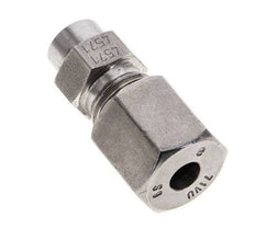 6S & 11mm Stainless Steel Straight Cutting Fitting with Welding End 600 bar ISO 8434-1