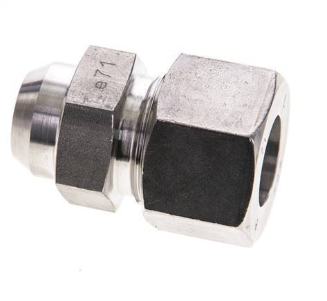 20S & 26mm Stainless Steel Straight Cutting Fitting with Welding End 400 bar ISO 8434-1