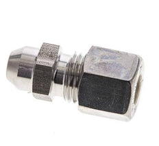 8L & 12mm Stainless Steel Straight Compression Fitting with Welding End 315 bar ISO 8434-1