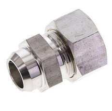 18L & 22mm Stainless Steel Straight Compression Fitting with Welding End 315 bar ISO 8434-1