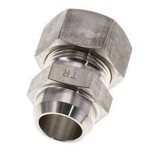 22L & 27mm Stainless Steel Straight Compression Fitting with Welding End 160 bar ISO 8434-1