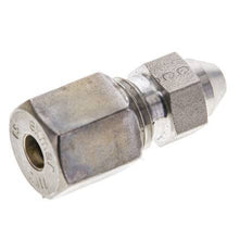 6S & 11mm Stainless Steel Straight Compression Fitting with Welding End 500 bar ISO 8434-1