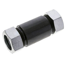 35L Phosphatised Steel Straight Welding Cutting Fitting Bulkhead 160 bar ISO 8434-1