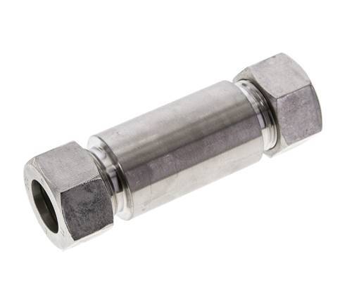 22L Stainless Steel Straight Welding Cutting Fitting Bulkhead 160 bar ISO 8434-1