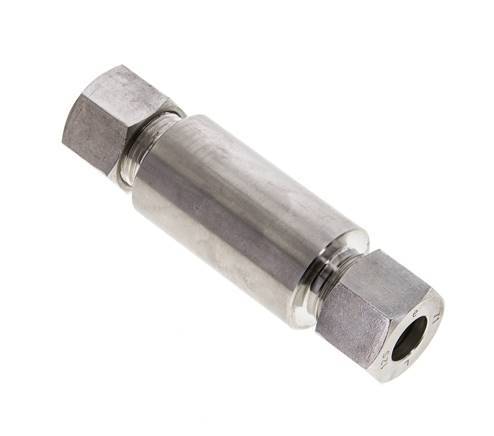 12S Stainless Steel Straight Welding Cutting Fitting Bulkhead 630 bar ISO 8434-1