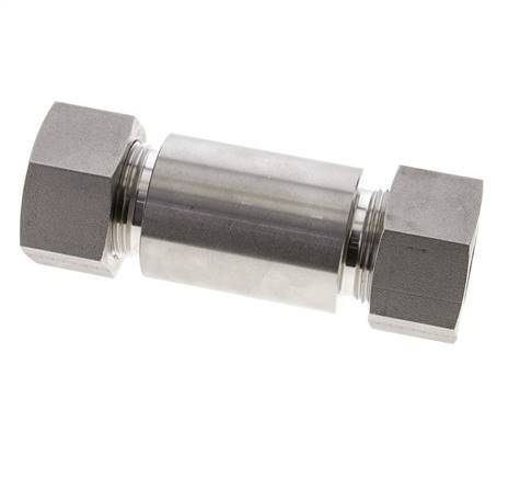 25S Stainless Steel Straight Welding Cutting Fitting Bulkhead 400 bar ISO 8434-1