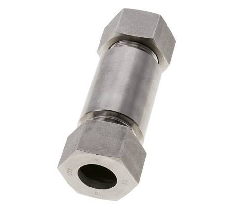 25S Stainless Steel Straight Welding Cutting Fitting Bulkhead 400 bar ISO 8434-1