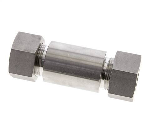 25S Stainless Steel Straight Welding Cutting Fitting Bulkhead 400 bar ISO 8434-1