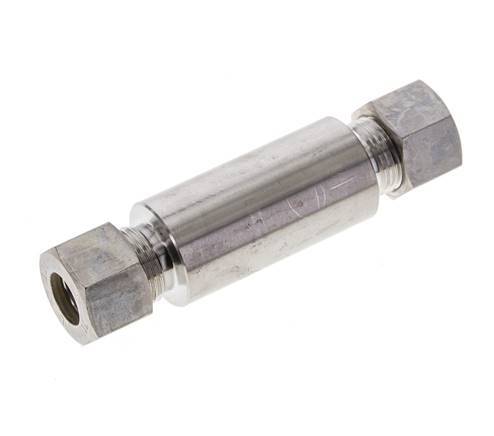 12L Stainless Steel Straight Welding Compression Fitting Bulkhead 315 bar ISO 8434-1