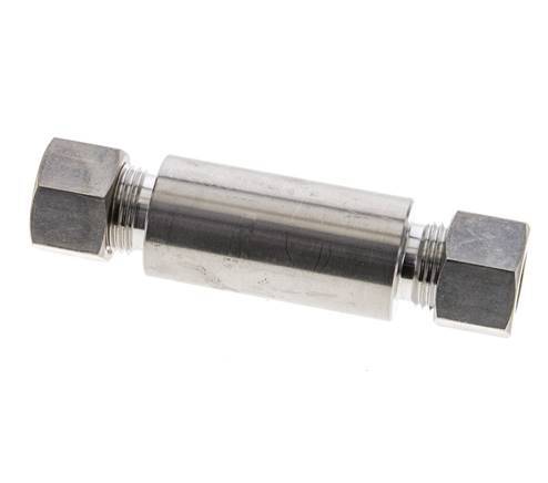 12L Stainless Steel Straight Welding Compression Fitting Bulkhead 315 bar ISO 8434-1