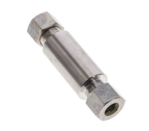 12L Stainless Steel Straight Welding Compression Fitting Bulkhead 315 bar ISO 8434-1