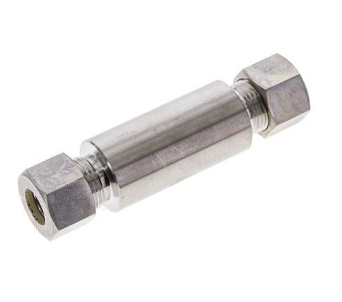 12L Stainless Steel Straight Welding Compression Fitting Bulkhead 315 bar ISO 8434-1