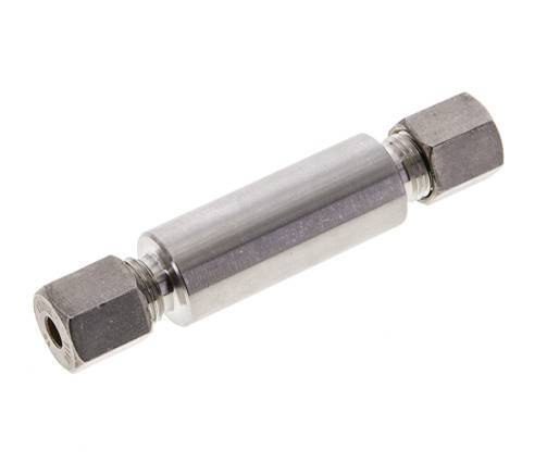 6S Stainless Steel Straight Welding Compression Fitting Bulkhead 500 bar ISO 8434-1