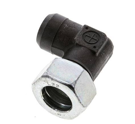 22L & 27mm Phosphatised Steel Elbow Cutting Fitting with Welding End 160 bar ISO 8434-1