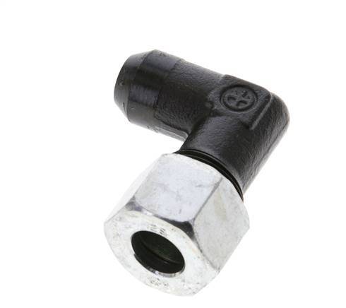 12S & 17mm Phosphatised Steel Elbow Cutting Fitting with Welding End 630 bar ISO 8434-1