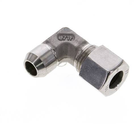 10L & 14mm Stainless Steel Elbow Cutting Fitting with Welding End 315 bar ISO 8434-1