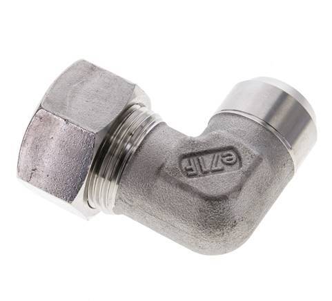 22L & 27mm Stainless Steel Elbow Cutting Fitting with Welding End 160 bar ISO 8434-1