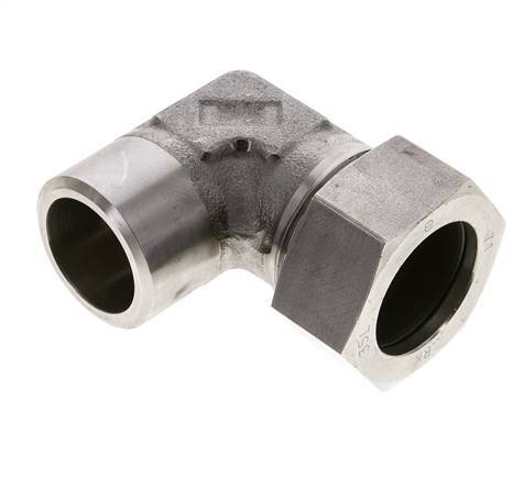 35L & 40mm Stainless Steel Elbow Cutting Fitting with Welding End 160 bar ISO 8434-1