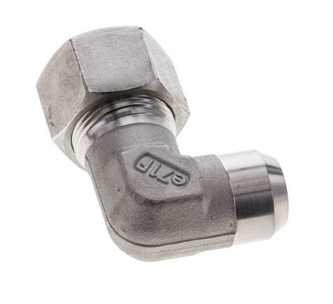 20S & 26mm Stainless Steel Elbow Cutting Fitting with Welding End 400 bar ISO 8434-1