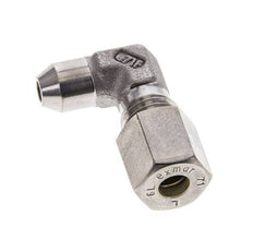 6L & 10mm Stainless Steel Elbow Compression Fitting with Welding End 315 bar ISO 8434-1