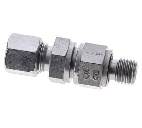 Hydraulic Check Valve Cutting Ring 8L (M14x1.5) & M12x1.5 Male Steel 1-250bar (15-3625)psi Tube-Thread ISO 8434-1