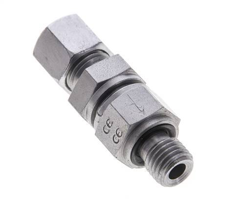 Hydraulic Check Valve Cutting Ring 8L (M14x1.5) & M12x1.5 Male Steel 1-250bar (15-3625)psi Tube-Thread ISO 8434-1