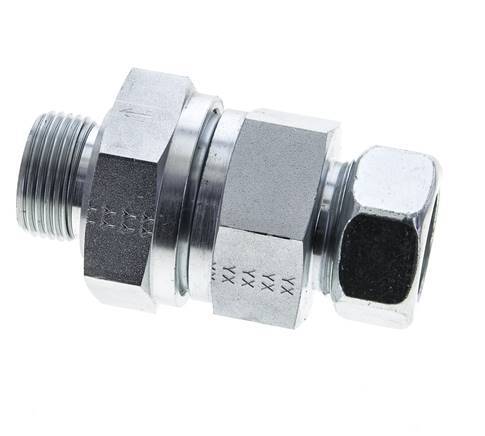 Hydraulic Check Valve Cutting Ring 28L (M36x2) & G1'' Male Steel 1-100bar (15-1450)psi Tube-Thread ISO 8434-1