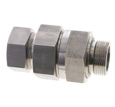 Hydraulic Check Valve Cutting Ring 35L (M45x2) & G1-1/4'' Male Stainless Steel 1-100bar (15-1450)psi Tube-Thread ISO 8434-1