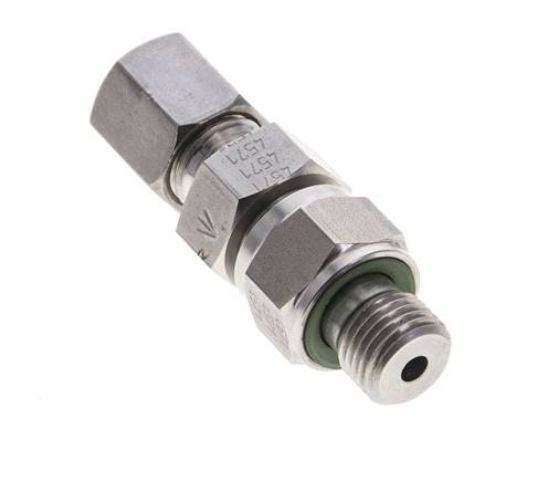 Hydraulic Check Valve Cutting Ring 6S (M14x1.5) & G1/4'' Male Stainless Steel 1-400bar (15-5800)psi Tube-Thread ISO 8434-1