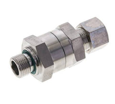Hydraulic Check Valve Compression Ring 12L (M18x1.5) & G3/8'' Male Stainless Steel 1-250bar (15-3625)psi Tube-Thread ISO 8434-1