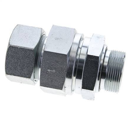 Hydraulic Check Valve Cutting Ring 38S (M52x2) & G1-1/2'' Male Steel 1-250bar (15-3625)psi Thread-Tube ISO 8434-1