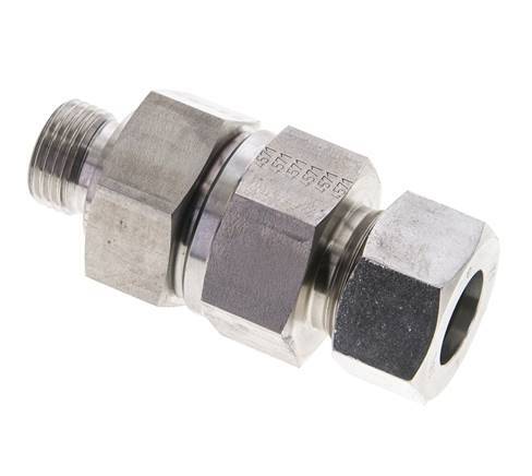 Hydraulic Check Valve Cutting Ring 18L (M26x1.5) & G1/2'' Male Stainless Steel 1-160bar (15-2320)psi Thread-Tube ISO 8434-1