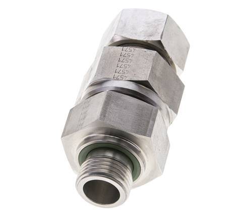 Hydraulic Check Valve Cutting Ring 18L (M26x1.5) & G1/2'' Male Stainless Steel 1-160bar (15-2320)psi Thread-Tube ISO 8434-1