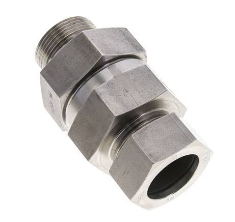 Hydraulic Check Valve Cutting Ring 35L (M45x2) & G1-1/4'' Male Stainless Steel 1-100bar (15-1450)psi Thread-Tube ISO 8434-1