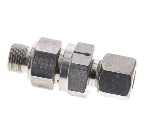 Hydraulic Check Valve Cutting Ring 10S (M18x1.5) & G3/8'' Male Stainless Steel 1-400bar (15-5800)psi Thread-Tube ISO 8434-1