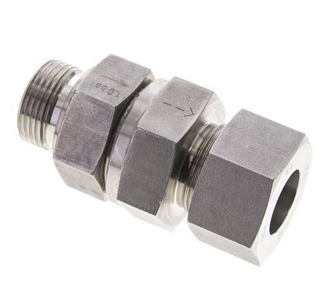 Hydraulic Check Valve Cutting Ring 25S (M36x2) & G1'' Male Stainless Steel 1-250bar (15-3625)psi Thread-Tube ISO 8434-1