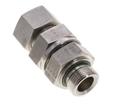 Hydraulic Check Valve Cutting Ring 25S (M36x2) & G1'' Male Stainless Steel 1-250bar (15-3625)psi Thread-Tube ISO 8434-1