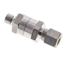 Hydraulic Check Valve Compression Ring 10L (M16x1.5) & G1/4'' Male Stainless Steel 1-250bar (15-3625)psi Thread-Tube ISO 8434-1