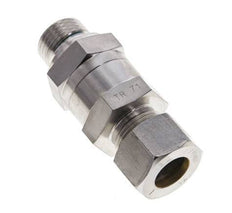 Hydraulic Check Valve Compression Ring 15L (M22x1.5) & G1/2'' Male Stainless Steel 1-250bar (15-3625)psi Thread-Tube ISO 8434-1