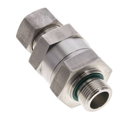 Hydraulic Check Valve Compression Ring 22L (M30x2) & G3/4'' Male Stainless Steel 1-160bar (15-2320)psi Thread-Tube ISO 8434-1