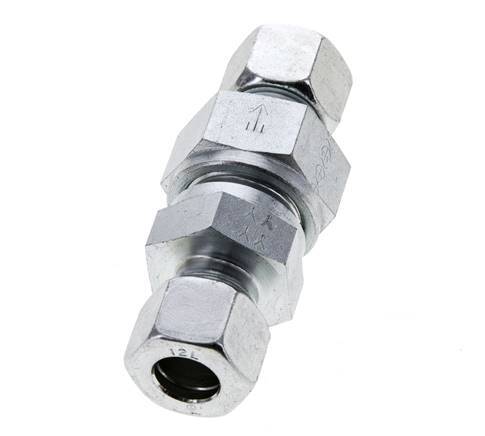 12L (M18x1.5) Elektrolytisch verzinkt Stalen Terugslagklep Snijring 1-250 bar ISO 8434-1