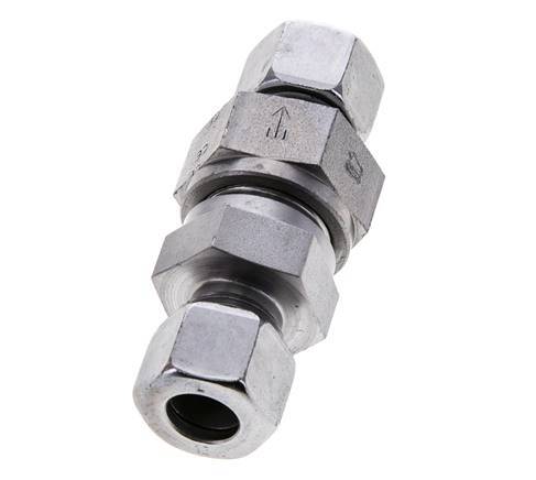 12L (M18x1.5) Elektrolytisch verzinkt Stalen Terugslagklep Snijring 0.2-250 bar ISO 8434-1